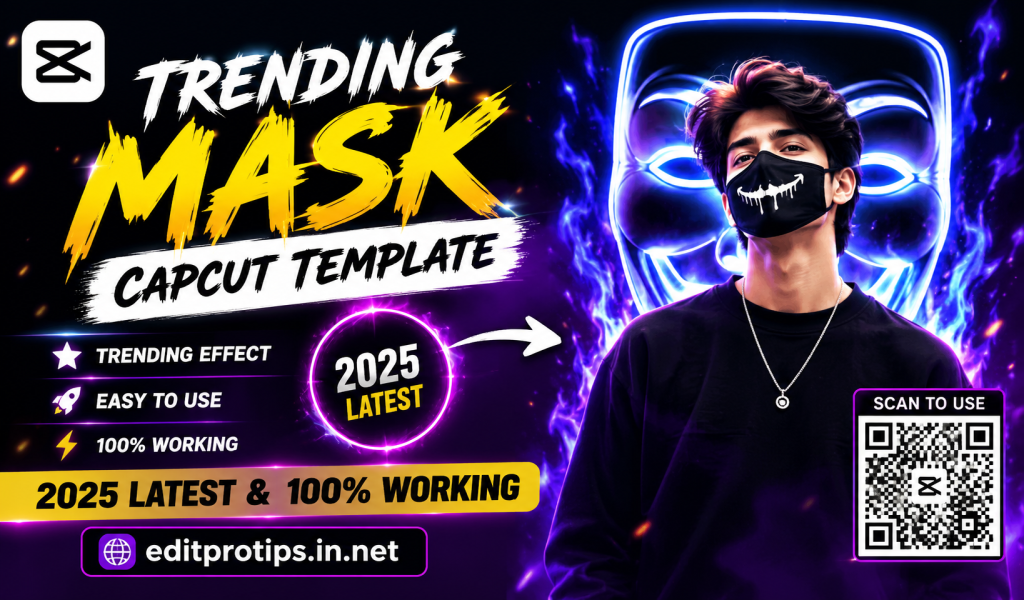 Trending CapCut template promotion design