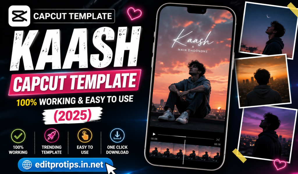 CapCut template tutorial promo