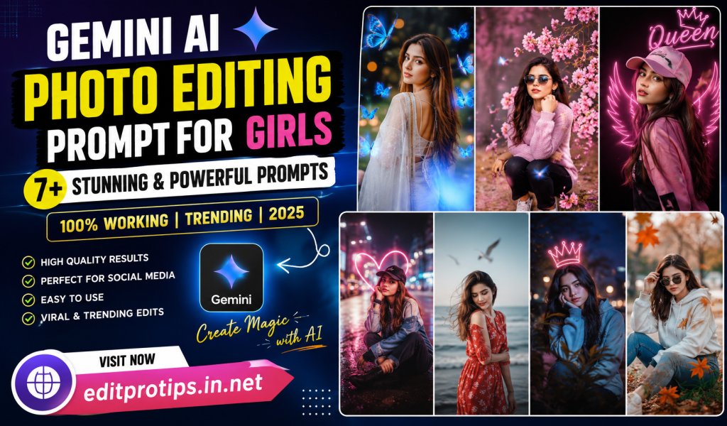 Gemini AI photo editing for girls