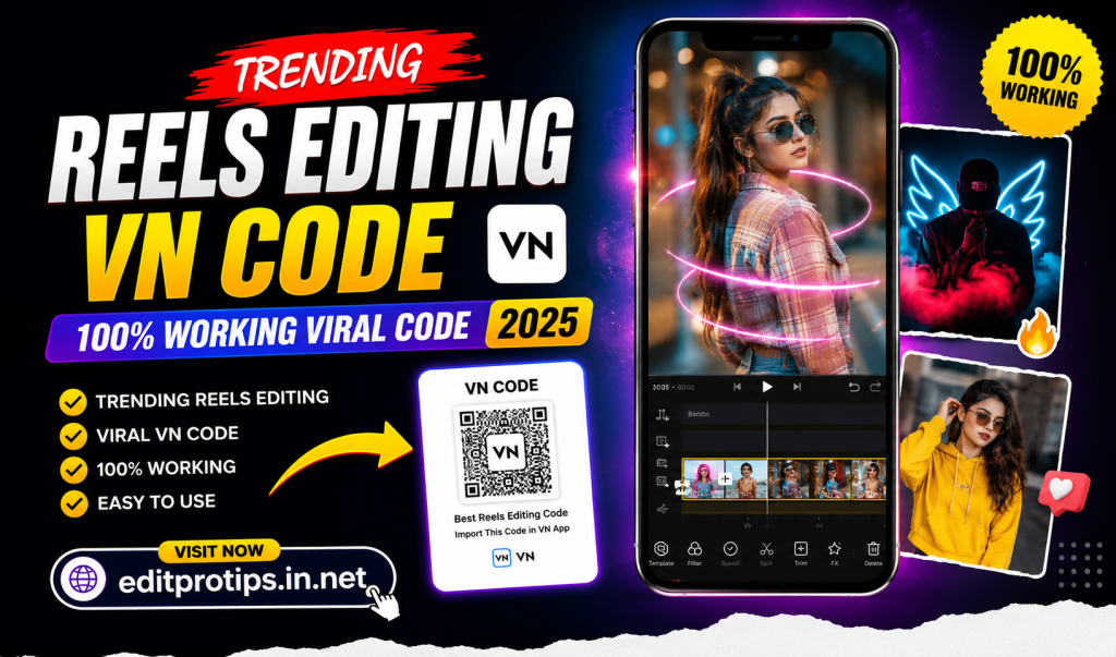 Trending VN code for reels editing