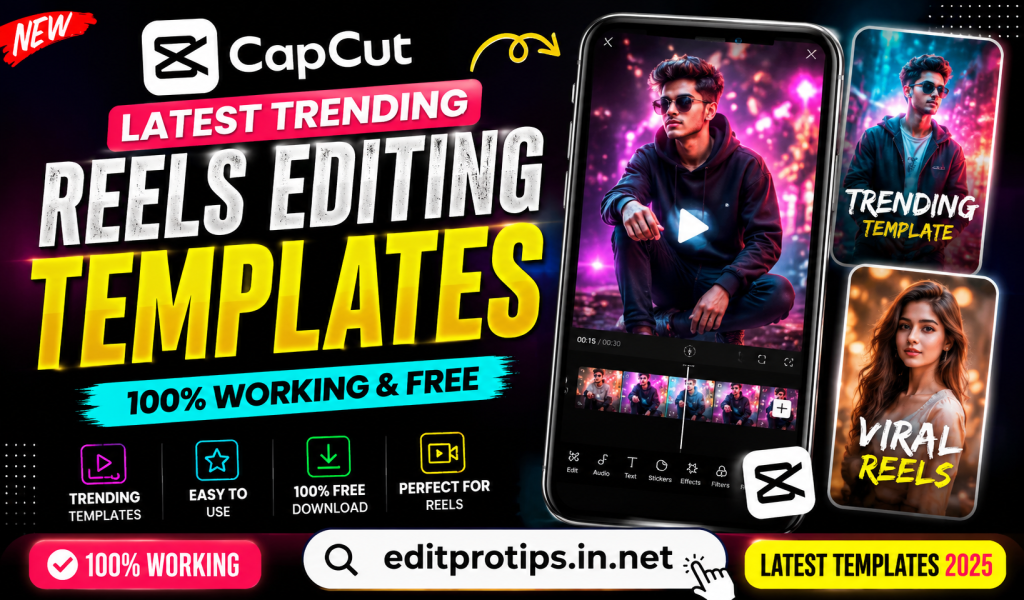 CapCut templates for reels editing