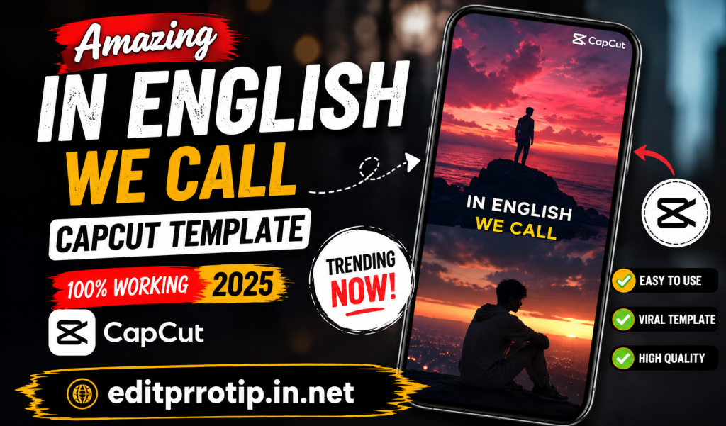 CapCut template promotional graphic design