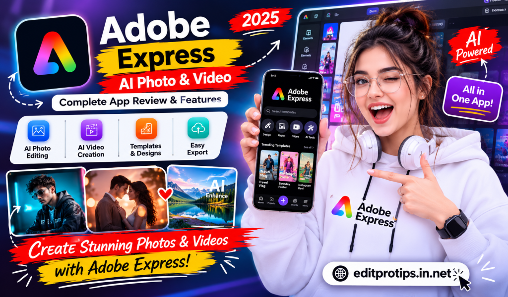Adobe Express AI Photo and Video – 2025 Complete App Review & Features