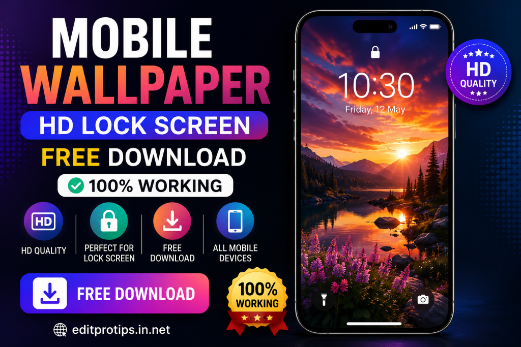 Mobile Wallpaper HD Lock editprotips