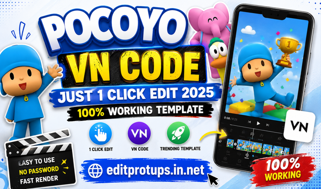 Colorful video editing promo banner