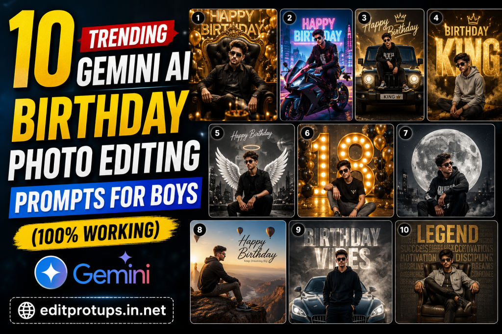 AI photo edits for birthday boys
