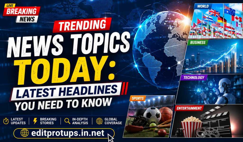 Breaking news highlights and trending topics