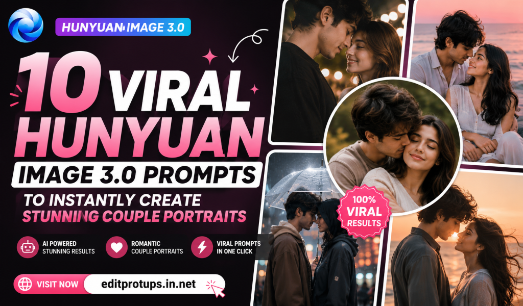 Viral romantic portrait prompts design