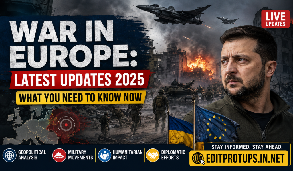 War in Europe: Latest updates 2025