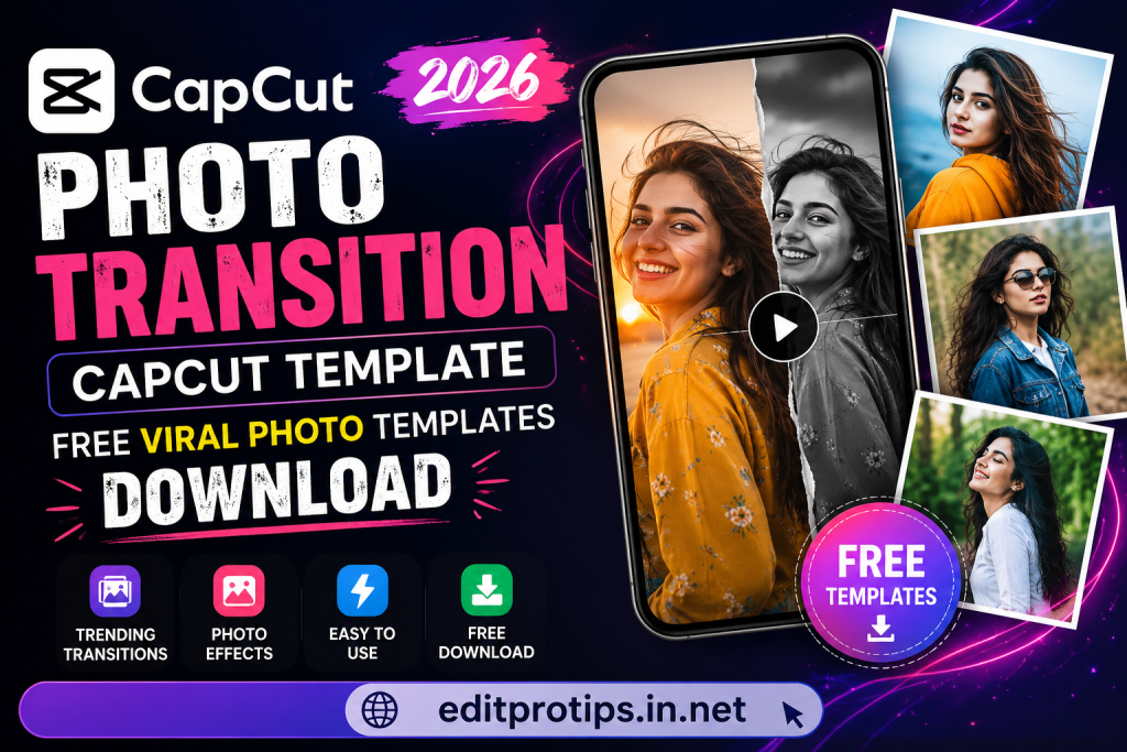 Photo Transition CapCut Template